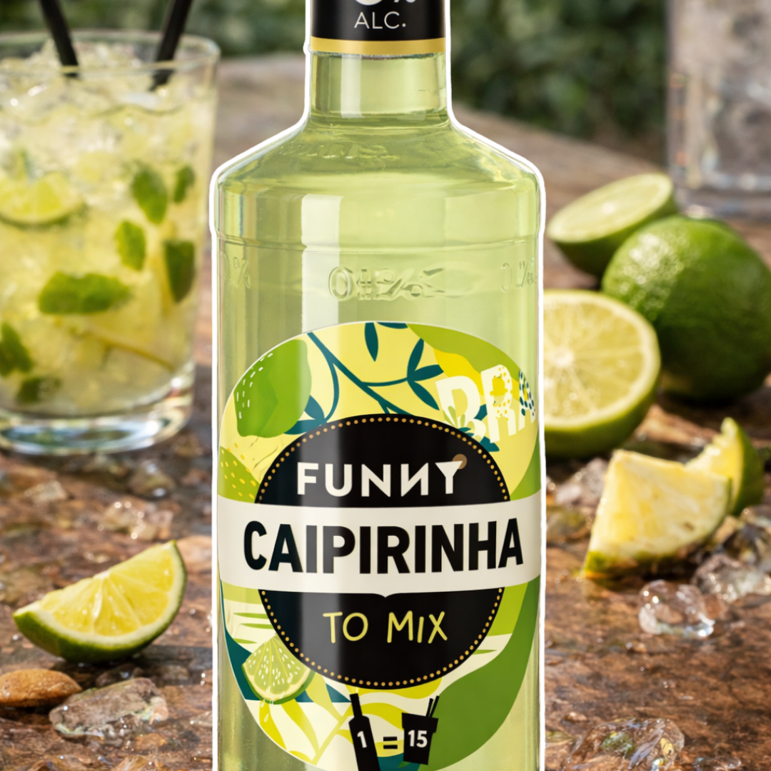 🍋 FUNNY Caipirinha – 0% alc.