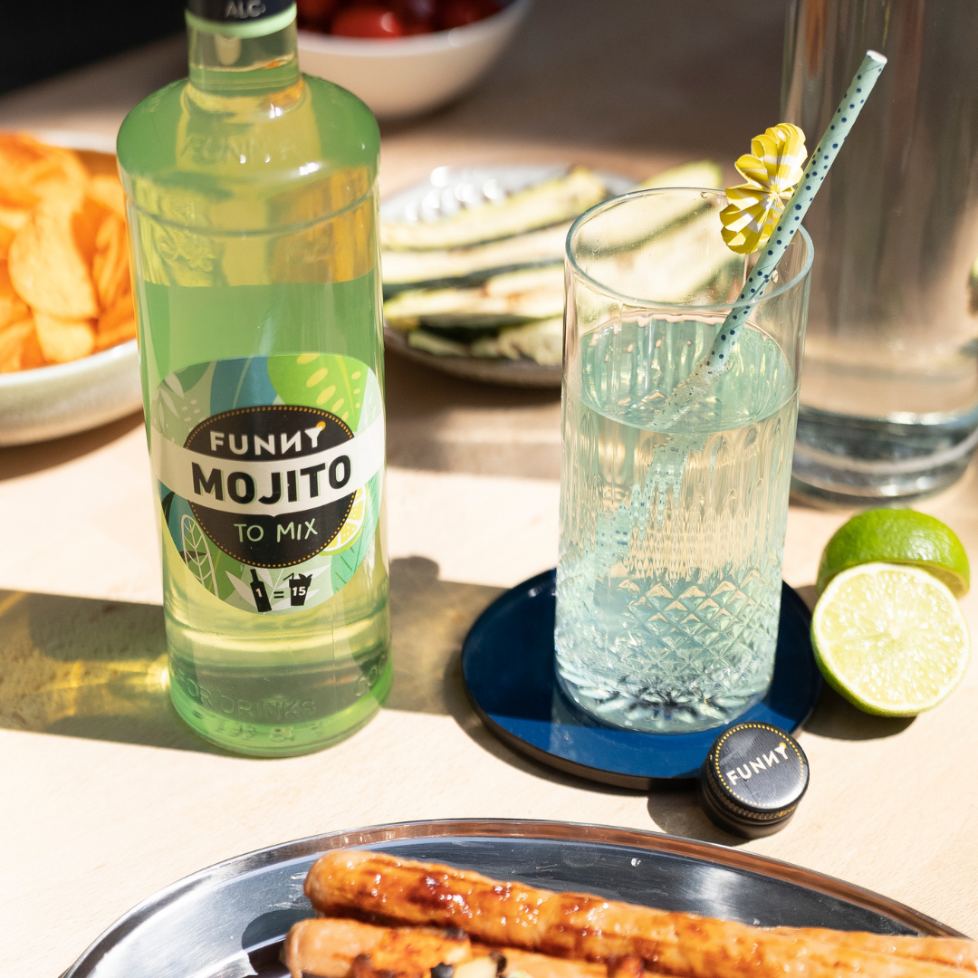 🌿 FUNNY Mojito – 0% alc.