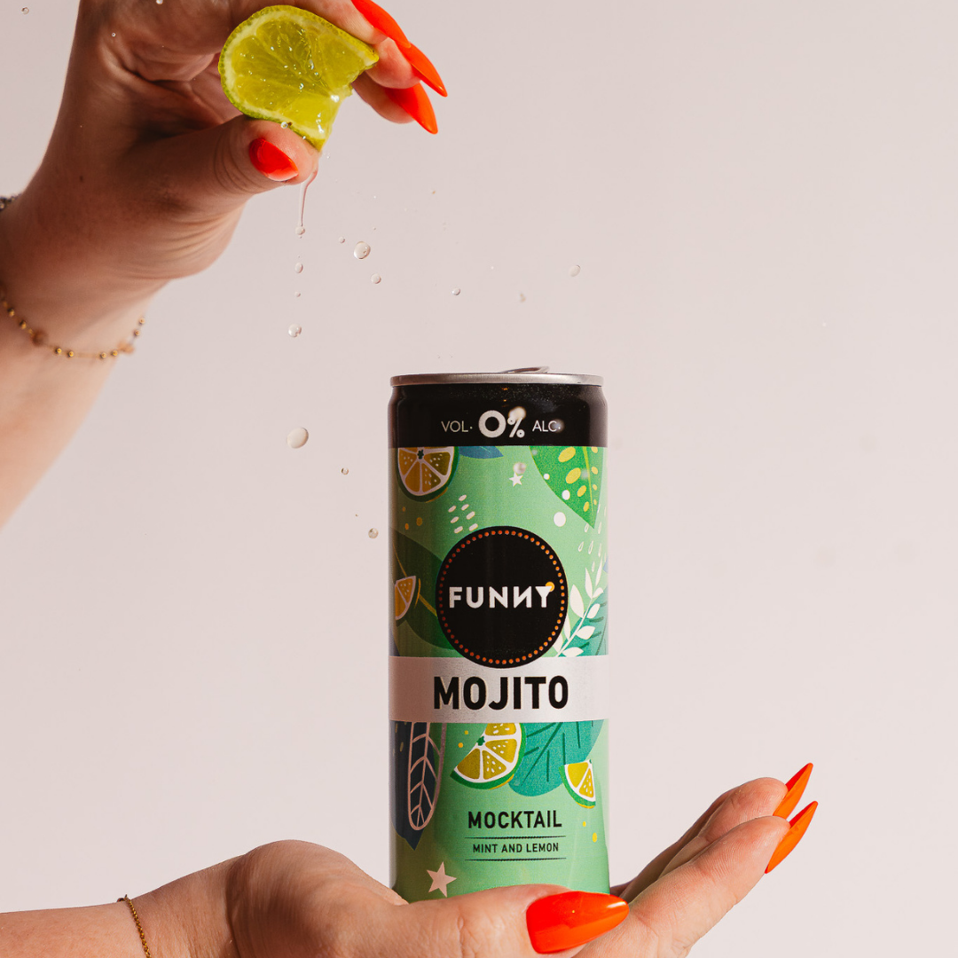 🌿 FUNNY Mojito - can - 0% alc.