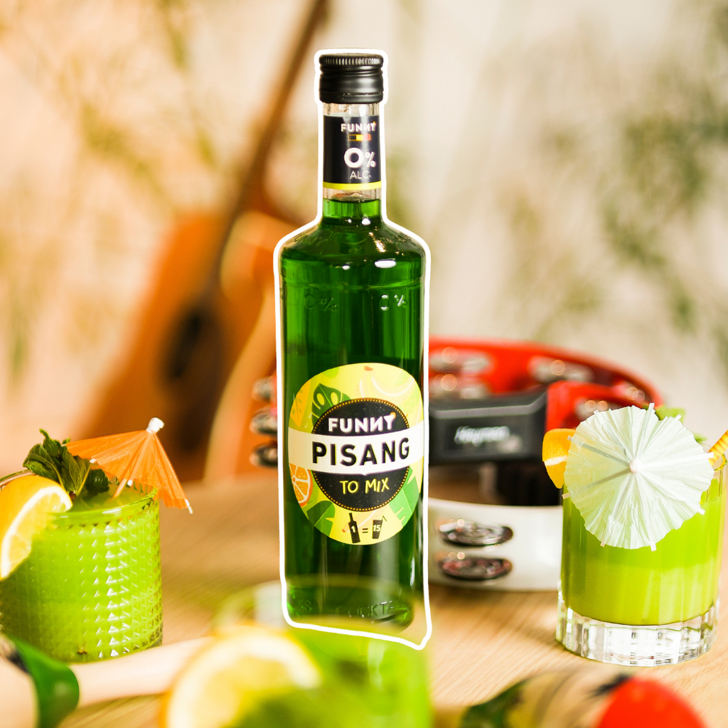 🍌 FUNNY Pisang – 0% alcohol.