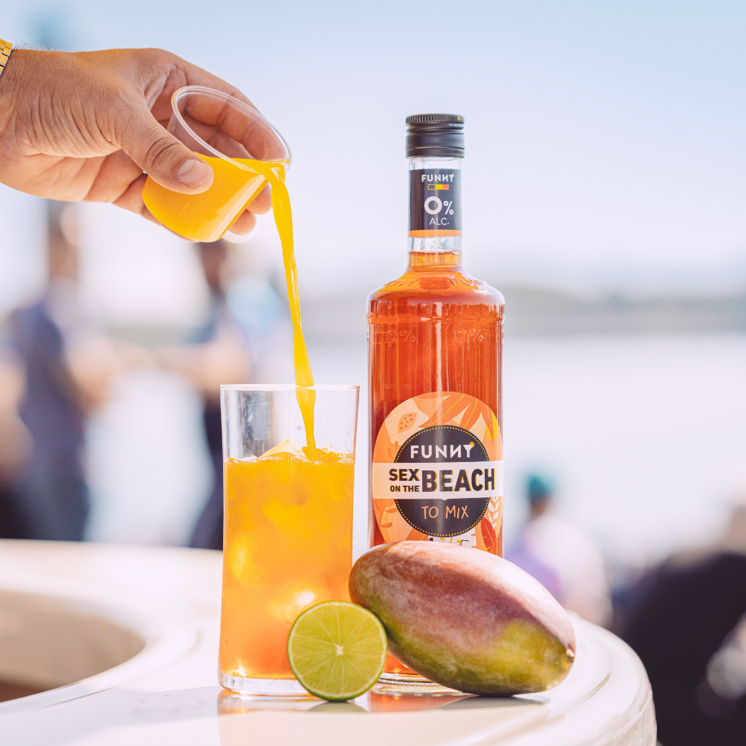 🍑 FUNNY Sex on the Beach – 0% alc.
