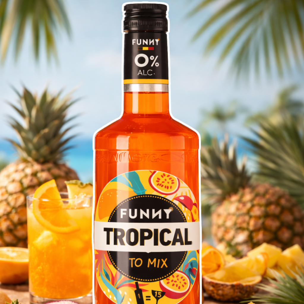 🍍 FUNNY Tropical – 0% alcohol.